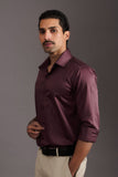 Men’s Premium Maroon Formal Shirt